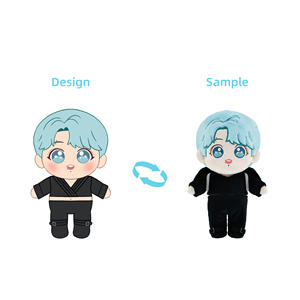 Nouvelle <span class=keywords><strong>poupée</strong></span> en peluche personnalisée avec des conceptions personnelles taille personnalisée avec divers costumes pour les fans d'artistes Plushie Service d'échantillon rapide personnalisé - Product Image 2