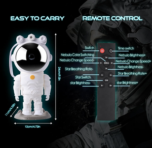 Đèn chiếu sao dải Ngân hà vũ trụ có thể điều chỉnh 360 độ với điều khiển từ xa, nguồn sáng LED dành cho trẻ em và người lớn - Product Image 2