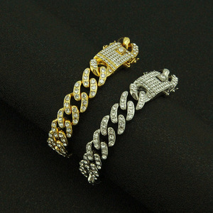 Hip-hop men's Cuban <b>bracelet</b> jewelry fashion trend <b>bracelet</b> <b>bracelet</b> - Product Image 2