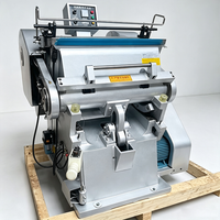 Machine de découpe à plat hydraulique automatique à coque, pour cartes, autocollants, cuir, carton, boîtes en papier, avec fonctions de rainurage et de découpe