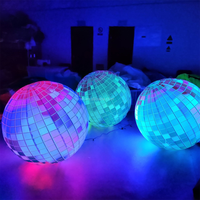 Boules disco gonflables à LED pour la décoration de boîtes de nuit