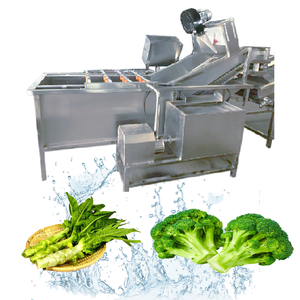 Línea de procesamiento de lavado de espárragos de verduras frondosas de raíz limpia completamente automática/línea de producción de lavado de frutas - Product Image 1