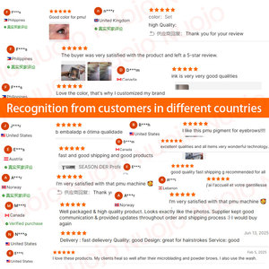 Encre de tatouage liquide organique aux couleurs les plus récentes, pigment de maquillage permanent pour les lèvres PMU, végan et sans cruauté, flacons de 5 ml/15 ml - Product Image 6