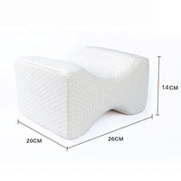 Oreiller de jambe en mousse à mémoire de forme pour dropshipping, oreiller contour, oreiller pour genoux, pour le sommeil et le repos, soulagement de la douleur sciatique