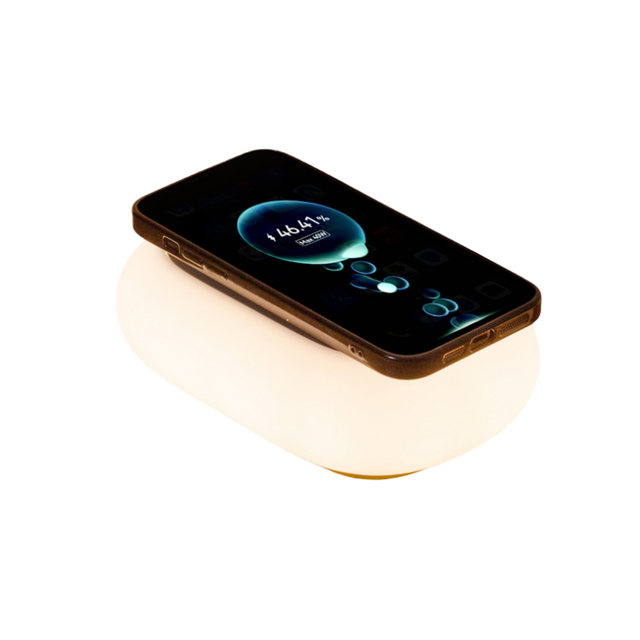Mobile Phone Holder LED Wireless Charging Smart Desk Lamp Mini G Shape Cordless Light 2in 1Lamp With Wireless Charger Bracket