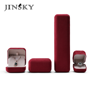 Velvet Jewelry Box Multi Size Colorful <b>Ring</b> <b>Necklace</b> Bracelet Bangle Bead Storage Box For Jewelry Display - Product Image 4