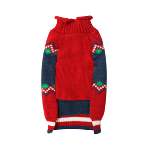 Offre Spéciale : <span class=keywords><strong>Pull</strong></span> Col Roulé Chaud pour <span class=keywords><strong>Chien</strong></span>, Motif Têtes de Père Noël Fair Isle – Vêtements de Noël <span class=keywords><strong>Moche</strong></span> pour Animaux de Compagnie (Chats Inclus) - Product Image 2