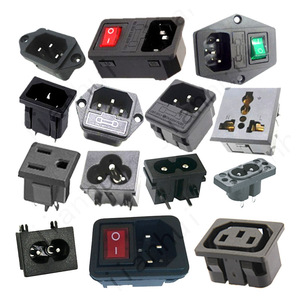 เต้ารับ IEC320 C14 พร้อมสวิตช์โยก ป้องกันไฟเกิน 10A250V แบบ 3 ขา ตัวผู้ - Product Image 6