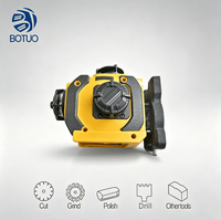 Kit de niveau laser 3D vert BOTUO BT-01 à 12 lignes avec trépied et accessoires, nivellement manuel pour la construction industrielle et le bricolage, la pose de carrelage