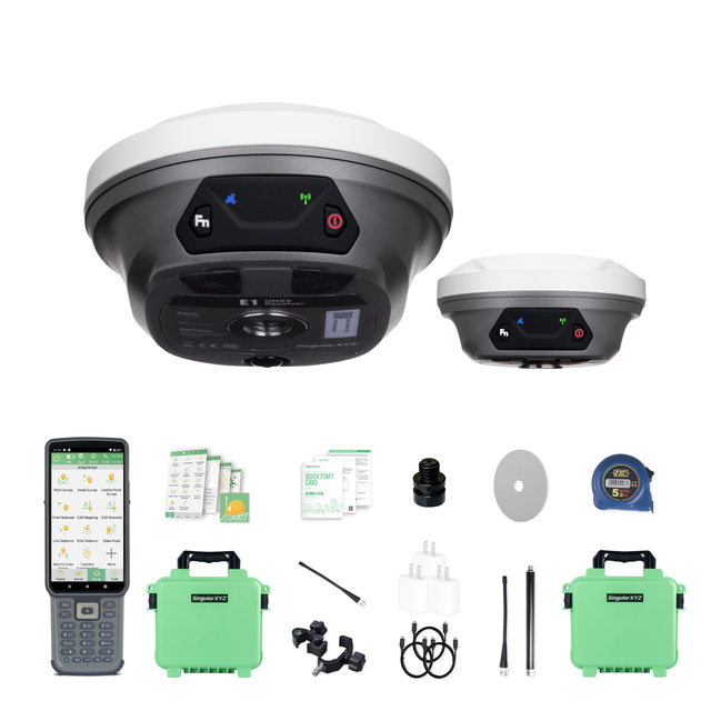 SingularXYZ Smart 1408 Channels GPS RTK Base Station IMU GNSS Receiver Land Survey Equipment RTK GNSS Base Rover