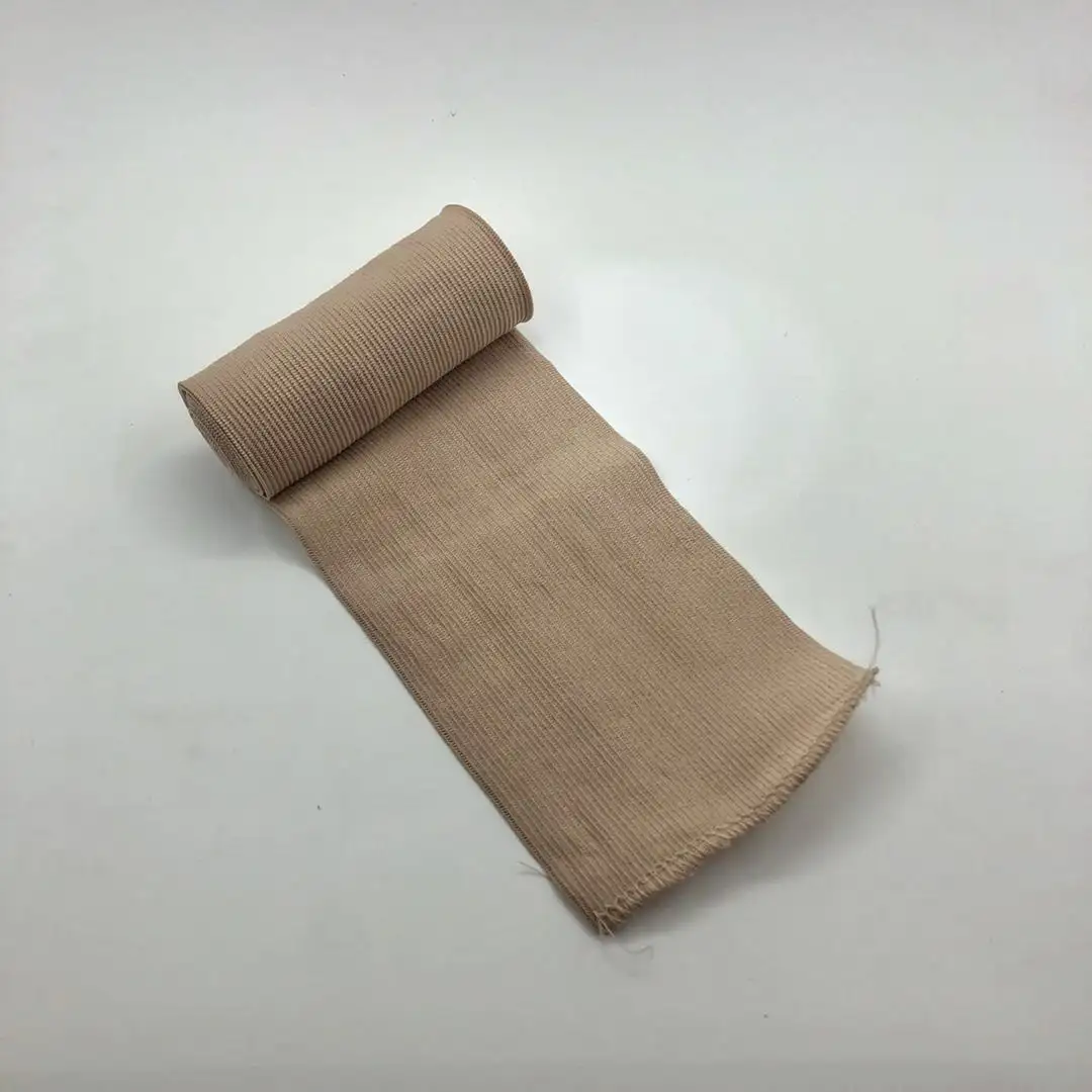 Bandage de compression jetable élastique élevé médical avec des clips pour la thérapie de compression