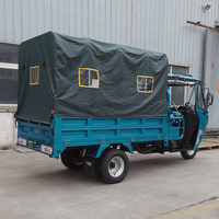 Tricycle motorisé à essence 300cc avec moteur à refroidissement par eau, nouveau modèle chinois, benne basculante pour transport agricole et minier, capacité 2000kg