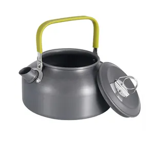 Outdoor Camping Kettle Aluminum Tea Kettle with Carrying Bag Compact Lightweight Coffee Pot