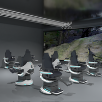 Le plus récent simulateur de réalité virtuelle de sentiment réel 9D équipement chaise cinéma Vr chambre espace parc à thème