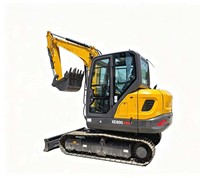 حفارة زاحفة مدمجة بوزن 6 طن طراز XE60G PRO لأعمال بناء خطوط الأنابيب البلدية وتخضير المناطق الحضرية