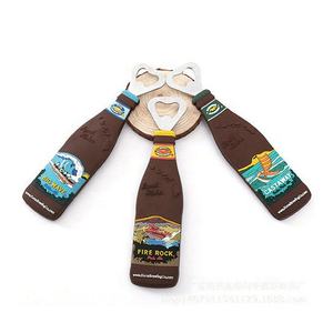 Старинная Серебряная Металлическая магнитная винтажная открывалка для бутылок с викингом - Product Image 4