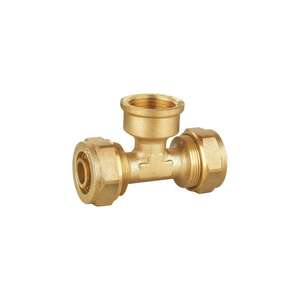 Conector Neumático de Latón para Tubería PEX, Conexión Rápida, Férula para Tubo, Accesorio para Manguera Hidráulica, Fabricante OEM - Product Image 1