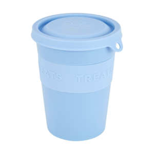 Recipiente Moderno de Silicona para Guardar Golosinas para Perros, Hermético con Tapa, Diseño Bonito, Contenedor Duradero para Comida de Mascotas - Product Image 1