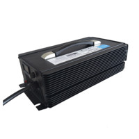 Cargador Rápido para Montacargas AC110V/220V 2500W 24V 70A, Cargador de Baterías de Iones de Litio y Plomo-Ácido con Protección Contra Cortocircuitos y PFC para Herramientas Eléctricas