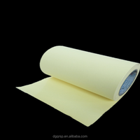 Papier silicone jaune 95G en rouleau jumbo, matière première pour textiles à transfert thermique