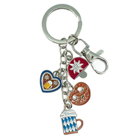 Vente en gros de porte-clés en alliage de zinc vintage personnalisés de haute qualité, logo OEM, porte-clés promotionnels personnalisés
