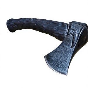 Hacha Vikinga Hecha a Mano por PAK ENTERPRISES con Hoja de Acero Forjado, Mango de Madera Oscura y Diseño Nórdico Rústico - Product Image 1