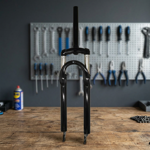 Horquilla de Suspensión con Resorte Helicoidal para Bicicleta de Montaña de 26 Pulgadas, Rueda Delantera para Bicicleta Fat Bike, Freno de Disco de Aleación, Corona de Aleación de Aluminio Forjado - Product Image 2