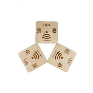 Étiquette d'affichage GSC 13,56 MHz RFID NFC sans contact en bois, étanche et résistante aux intempéries - Product Image 6
