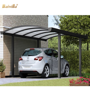 Nhôm Không Thấm Nước Xe Nơi Trú Ẩn Mặt Trời Bóng Râm Carport Nhà Để Xe Carport Mái Ngoài Trời Cho Xe Bãi Đậu Xe 12 'x 20' Thêm Lớn Carport - Product Image 5