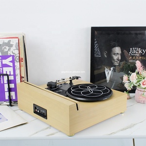 <span class=keywords><strong>Tocadiscos</strong></span> de Buena Calidad, Reproductor de Vinilo de 3 Velocidades, <span class=keywords><strong>Tocadiscos</strong></span> con Correa, Fonógrafo Semiautomático - Product Image 4