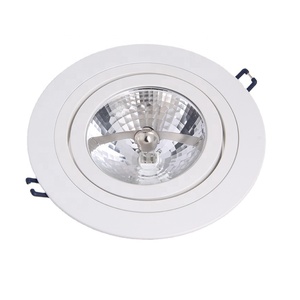 Applique murale led ronde CNC AR111, projecteur, boîtier de projecteur, éclairage d'intérieur encastré réglable - Product Image 1