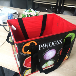 Vietnam personnalisé 1200gsm sacs à provisions pliables en polypropylène non tissé avec doublure en carton recyclable stratifié pour une utilisation dans les supermarchés - Product Image 6