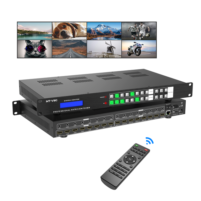 MT-ViKI 4K 60Hz for Metal Matrix Switcher 8x8 with Web GUI and Audio