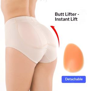 En stock: Faja moldeadora de glúteos desmontable con almohadillas de silicona para realce de cadera para mujer - Product Image 1