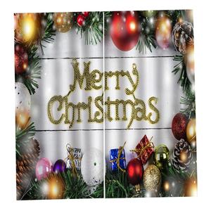 Tende per finestre impermeabili di natale carino Set di 2 pannelli per soggiorno e camera da letto tende e mantovane - Product Image 1