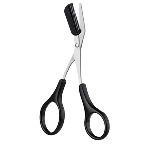 Tijeras Curvas de Acero Inoxidable para Cejas con Mango de Plástico para un Recorte Profesional y Duradero y una Forma Perfecta - Product Image 1