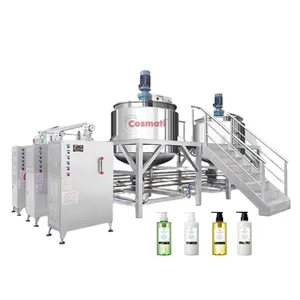 3000L 5000L Electric Heating Liquid Soap Making Machine Heated Jacketed Mixer Tank with Stirrer Double Jacket Mixing Tank