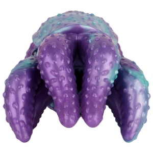 GEEBA Venta al por Mayor, Dropshipping, Masturbador Masculino Personalizado con Forma de Pulpo, Vagina de Silicona Platino de Fantasía - Product Image 1