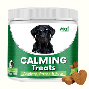 Suplemento de Golosinas Calmantes <span class=keywords><strong>para</strong></span> Mascotas OEM con Aceite de Semillas de Hemp y Manzanilla <span class=keywords><strong>para</strong></span> Perros, Alivio de la Ansiedad, el Miedo y el Estrés, Masticables Suaves - Product Image 1