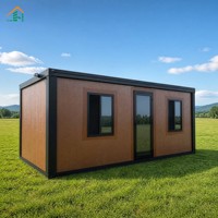 Maison portable pliable, conteneur modulaire, maison conteneur pliable avec patio, conteneur pliable de Chine