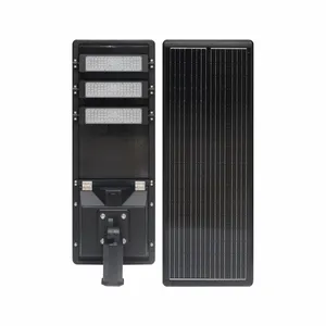 Không thấm nước 60W 80W 100 Watt 300 watt năng lượng mặt trời đường phố dẫn đèn năng lượng mặt trời đèn ngoài trời tất cả trong một 200W với pin