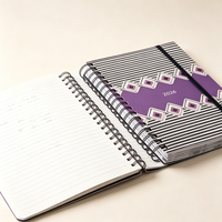 Cahier à spirales durable en papier recyclé, blocs-notes, cahiers d'exercices pour étudiants en classe
