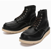 Nouvelles Bottes Originales en Cuir Pleine Fleur 2026 Modèle 875 Célèbre Design Sans Logo en Cuir de Vachette pour Hommes Style Travail à Lacets Vintage Marque