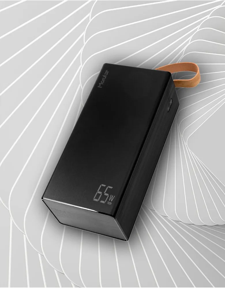 Yeni Powerbank 60000 mAh 65W PD hızlı şarj güç banka Laptop iPad iPhone cep telefonu için taşınabilir şarj
