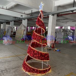 Grandes lumières de sapin de Noël à LED pour <span class=keywords><strong>centre</strong></span> commercial en plein air <span class=keywords><strong>ville</strong></span> carré décoration de vacances lumières de motif - Product Image 2