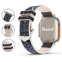 Bracelet de montre intelligent en cuir/caoutchouc brillant, nouvelle collection 2025, vente en gros d'usine, luxe, pour montre série 7 6 5
