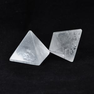 Adornos decorativos pisapapeles Fuente de Piedra energía de fábrica corte de piedra pulido grabado pirámide ágata cristal piedra preciosa - Product Image 2