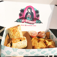 Boîte à tacos mexicaine rigide en carton blanc, écologique, jetable, recyclable et biodégradable, pour l'emballage alimentaire