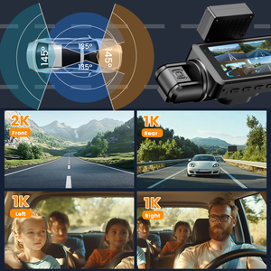 4G 4-kanaals <span class=keywords><strong>dashcam</strong></span> met 3 inch IPS-scherm, WIFI, <span class=keywords><strong>GPS</strong></span>, 2K nachtzicht, rij-assistentiesysteem (ADAS), BSD, auto-blackbox met 1 jaar garantie - Product Image 4