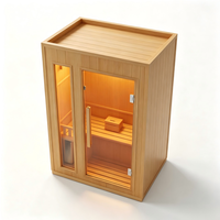 Luxuriöse Maßgefertigte Sauna mit Natürlichem Hemlockholz und Smartem Steuerungssystem für Villa, Hotel, Spa und Wellness-Projekte